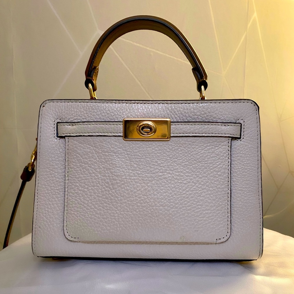 Coach Mini Lane Top Handle In Colorblock